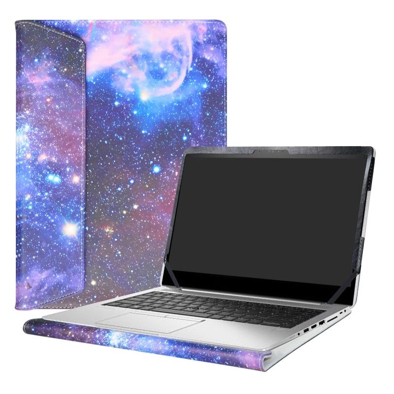 Alapmk Protective Case Cover for HP EliteBook 840 G5 G6/EliteBook 745 G5 G6/ZBook 14u G5 G6 14" Laptop(Note:Not fit EliteBook 840 745 G4 G3 G2 G1/ZBook 14u G4/ZBook 14 G2/ZBook 14 G1),Galaxy - Image 1